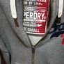 superdry grey small medium large zip hoodie Image 3