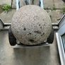 Granite sphere garden water feature Image 4