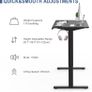 Electric Height Adjustable Standing Desk 110x60cm (FREE SHIPPING) Image 4