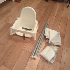 IKEA Antilop high chair and 2x klammig cushions