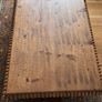 Solid Pine Rustic Carved Coffee Table Image 2