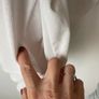 shacket Zara size medium fine cream cord jacket Image 4