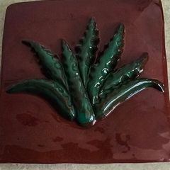 Botanical Tiles - Jim Sudal Ceramic Design 14 x14 cm.