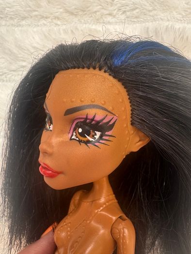 Monster High Robecca Steam Dead Tired doll Nude Used Please see photos