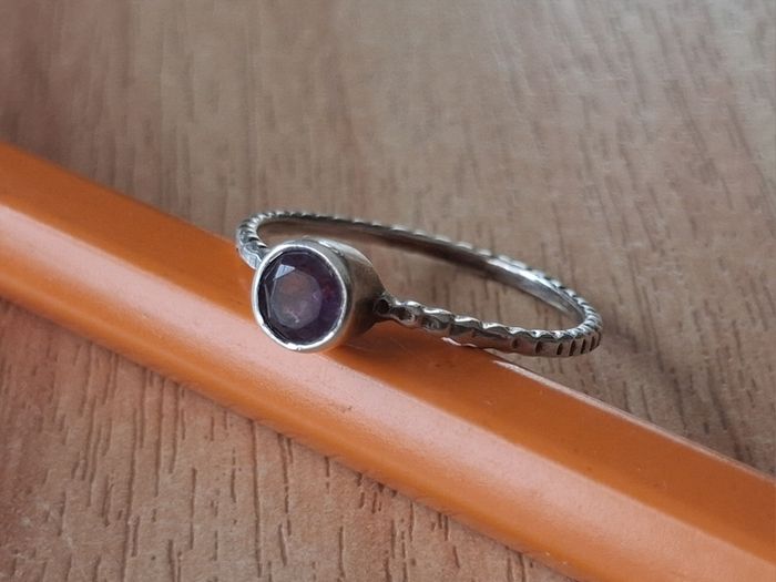 Silver ring size J 1/2