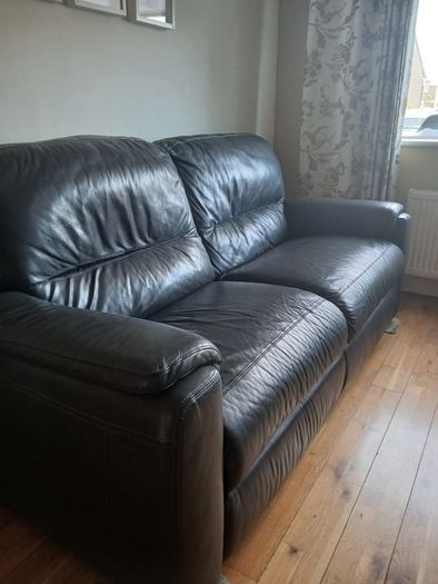 Leather couch