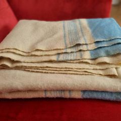 Foxford Provident Blanket. Very Clean. Still Fluffy. Flawless Stiching. 160 x 197 approx.