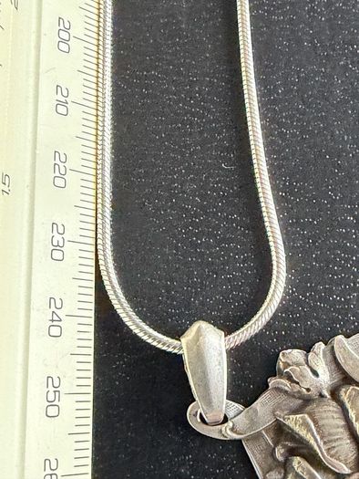 silver necklace