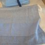 Newbridge Blue Ombre Merino Yarn Cape made in Avoca Mill Image 3
