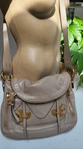 MARC JACOBS BIRDS Petal to the Metal leather crossbody bag - Rrp 495 (New)