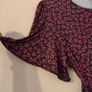 Purple Black Heart Jersey Midi Dress Image 7