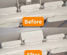 Milano Radiator Rail Fixing Cover, Snap-On Fit
