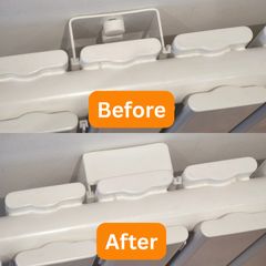 Milano Radiator Rail Fixing Cover, Snap-On Fit