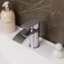 Waterfall Basin Mixer Tap | Chrome Image 2