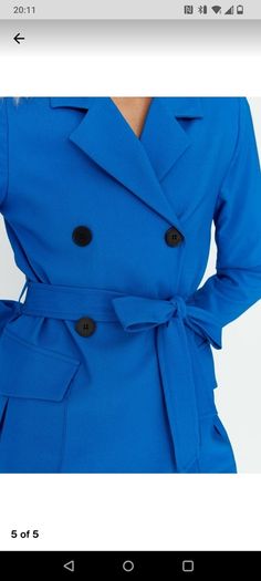 NEW blue blazer size10 eu38 Medium