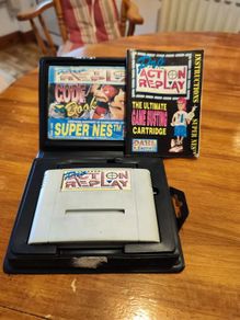 SNES Pro Action Replay with Original Case, Instructions & Code Book
