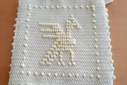 Needlepoint pot holder