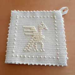 Needlepoint pot holder