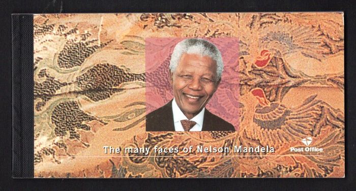 2001 South Africa The many face of Nelson Mandela Commemorative Stamp Booklet Mint Never Hinged (MNH).