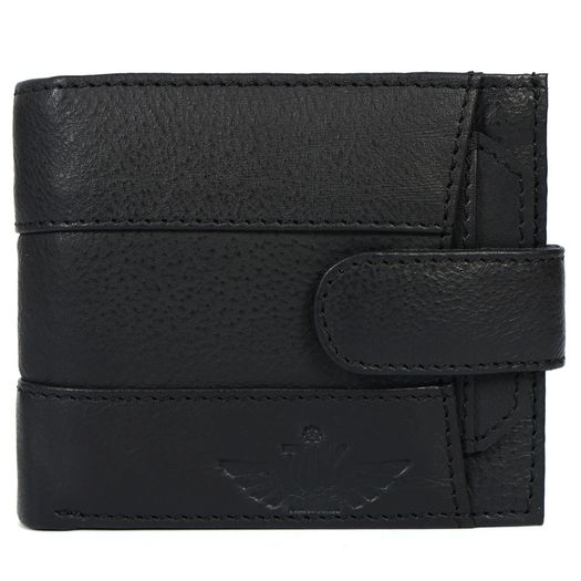 Unisex Genuine Leather Wallet RFID Blocking Bifold Wallet with Zipper & Coin Pocket Leather Wallet