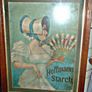Large Vintage Framed Hoffman Starch Advertisement Image 7