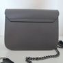 Leather Grey Crossbody Bag Image 4