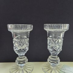 Vintage Tipperary Crystal Candle Holders (Pair)