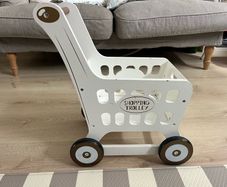 Wooden Shopping Trolley