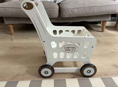 Wooden Shopping Trolley