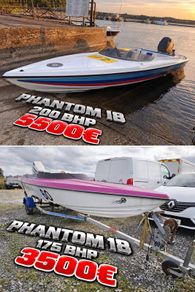2 X Phantom 18 Boats 175bhp And 200 Bhp