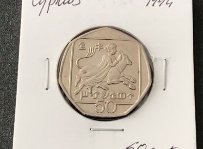 Cyprus 1994 50 Cents