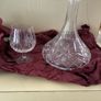 Galway Crystal Longford Miniature Brandy Decanter Tray Set - Engravable Image 3
