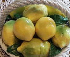 Italian Ceramic Fruit Basket