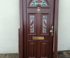 Rosewood front door 910x2040mm