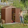 NEW SALE | 6 ft. W x 4 ft. D Double Door Apex Outdoor Garden Shed Image 6