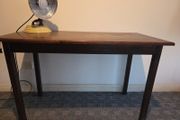 vintage oak hall table