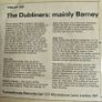 The Dubliners , Mainly Barney PS 7" EP, Irish Folk Trad, Image 2