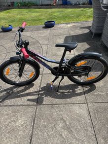 Girls 20 inch bike barely used