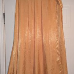 Amazing golden faux wrap skirt
