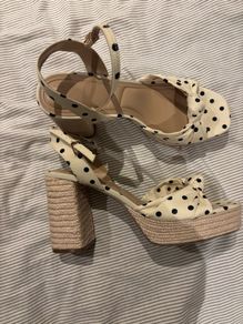 polka dot sandals