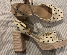 polka dot sandals