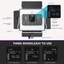 45224 -1 Neewer 480 RGB Led Light with APP Control Metal Shell for Photography Image 3