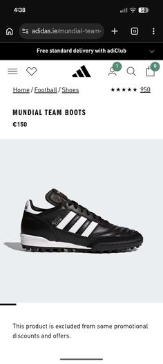 Adidas Mundial Team Turf boots