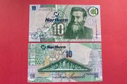 Northern  Ireland  ( Northern Bank ) J.B DUNLOP 10 Pounds. 2005  Pick  206  ( UNCIRCULATED  )