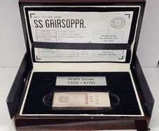 Niue Island 2015 Silver 10oz 50 Dollars H.M. Mint Bombay WWII Silver From Convoy SL 64 SS Gairsoppa