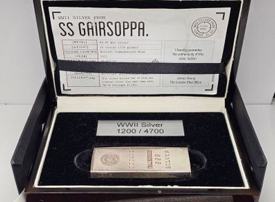 Niue Island 2015 Silver 10oz 50 Dollars H.M. Mint Bombay WWII Silver From Convoy SL 64 SS Gairsoppa