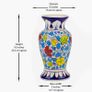 Handmade and Hand Painted Ceramic Flower Vase | Warehouse Clearance | Massive Discount | Bargain price Image 2