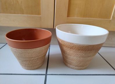 Set of 2 plant pots