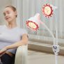 IR-Heat-Infrared, Infrared Red Light Therapy Lamp, Dual Head 360 Adjustable Infrared Lamp Image 7