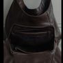 M&S Collection Chestnut Brown Real Leather Hobo Bag Image 9